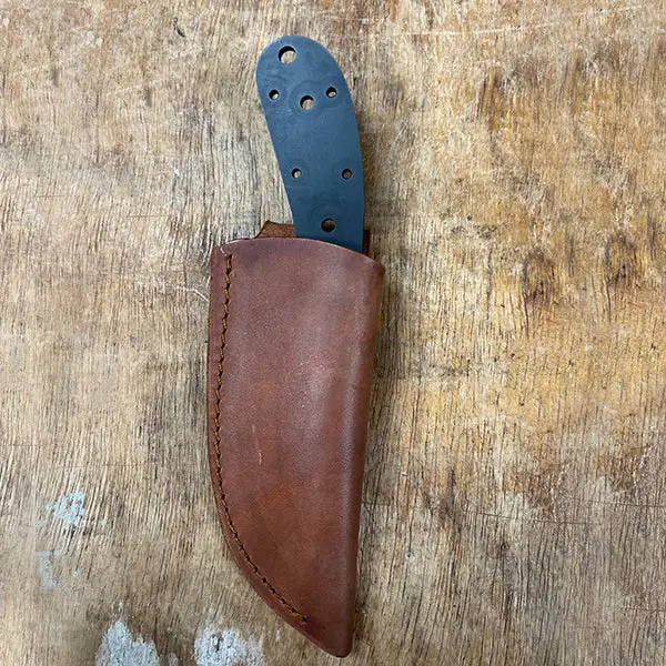 Custom 2″ Opening Leather Knife Sheath – SHWW021 (5 3/8″ Length)
