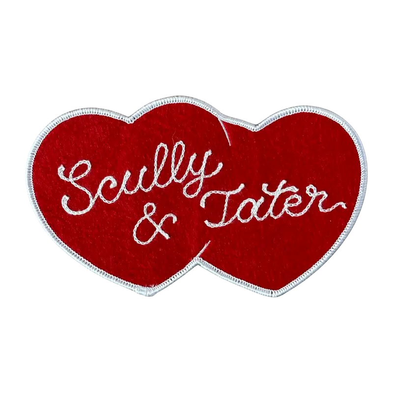 Custom Double Heart Patch – Personalized with Two Names