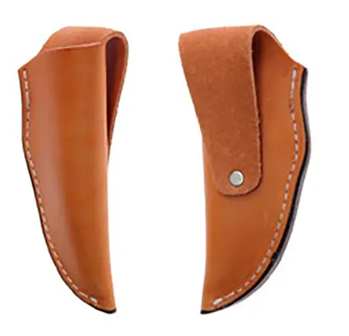 Custom Leather Knife Sheath (SH340) – 5.25″ Length, 1.5″ Opening