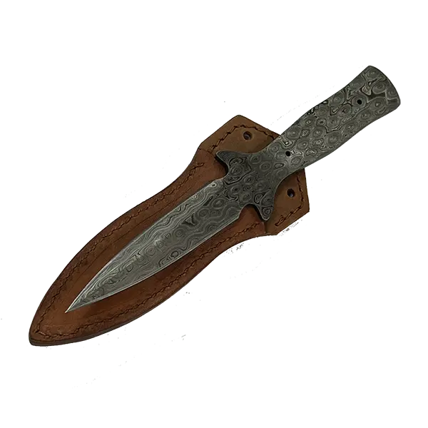 Custom Leather Sheath for Fort Worth Boot Dagger – SHWW120 (1-3/8″ x 5″)