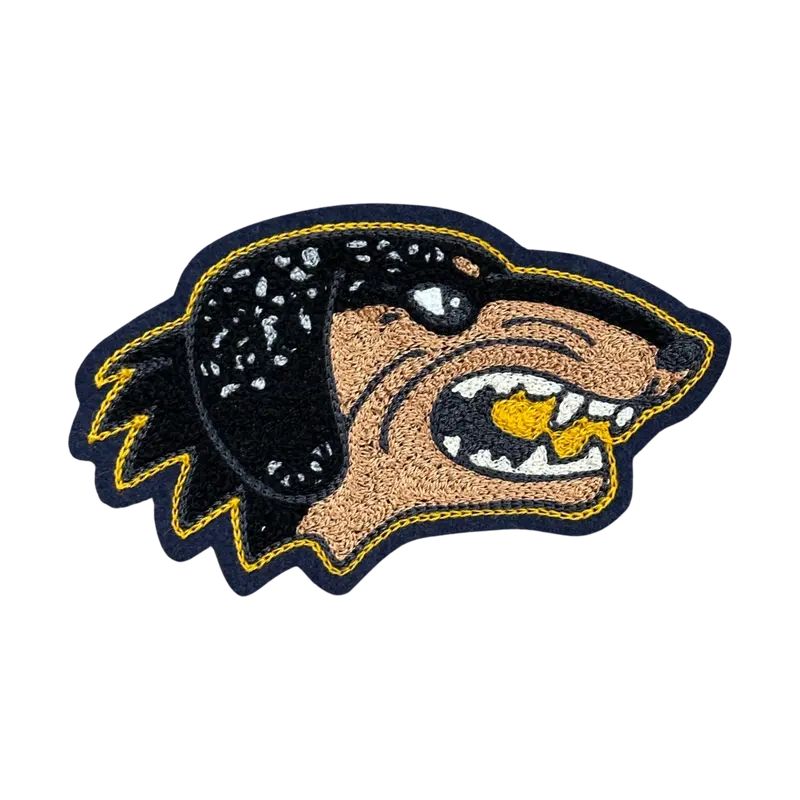 Dapple Dachshund Chainstitch Embroidery Patch