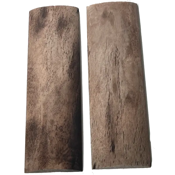 Dark Brown Dyed Bone Scales – Natural Grain Enhanced with Rich Coloration