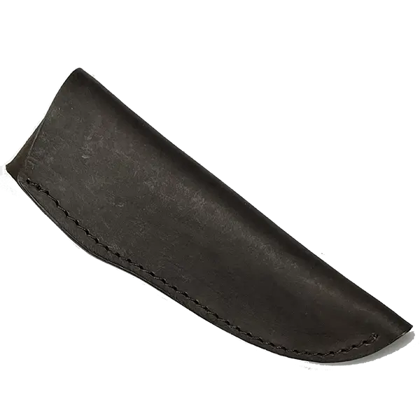 Dark Brown Leather Knife Sheath – SHWW100-DB (1 5/8″ Opening, 6 5/8″ Length)