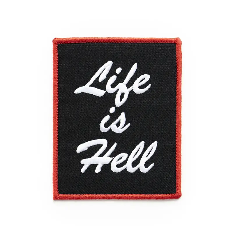 Dark Humor ‘Life Is Hell’ Embroidered Patch