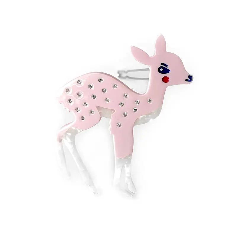 Deer & Blueberries Hair Clip for Kids and Adults