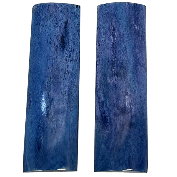 Denim Blue Dyed Bone Scales – Distinctive Casual Tone, Precision-Cut Dimensions