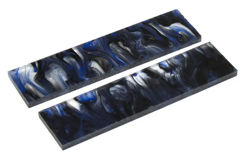 Denim Mist Knife Handle Scales – 0.25″ Thick × 1.5″ × 5″ (Pair)