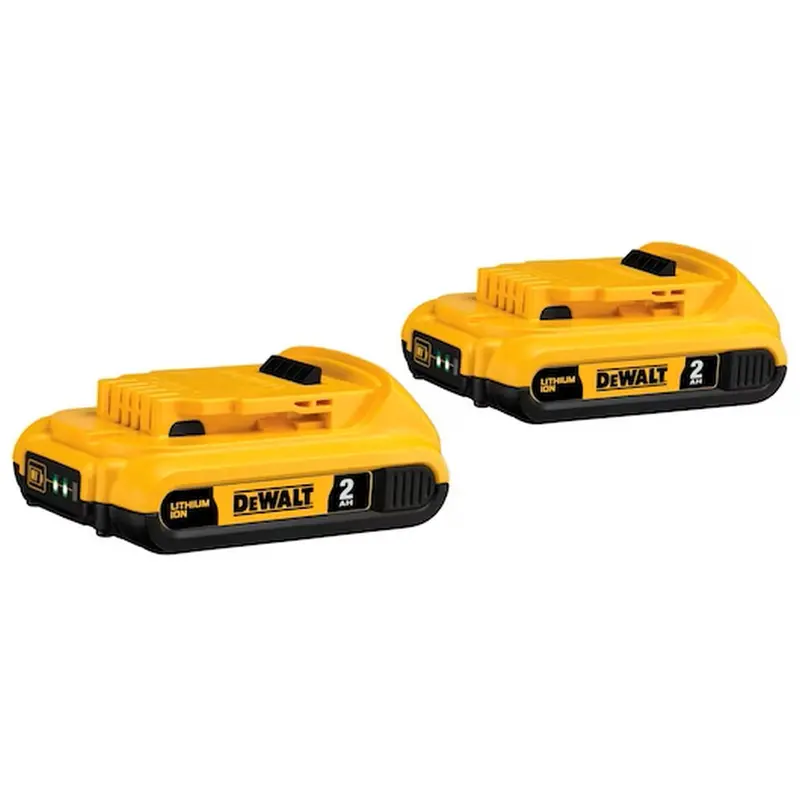 DEWALT 20V MAX Compact 2Ah Battery Dual-Pack