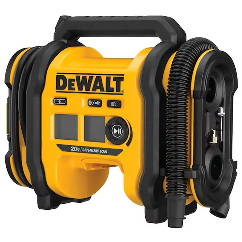 DEWALT 20V MAX Corded/Cordless Portable Air Inflator – Dual-Power Design