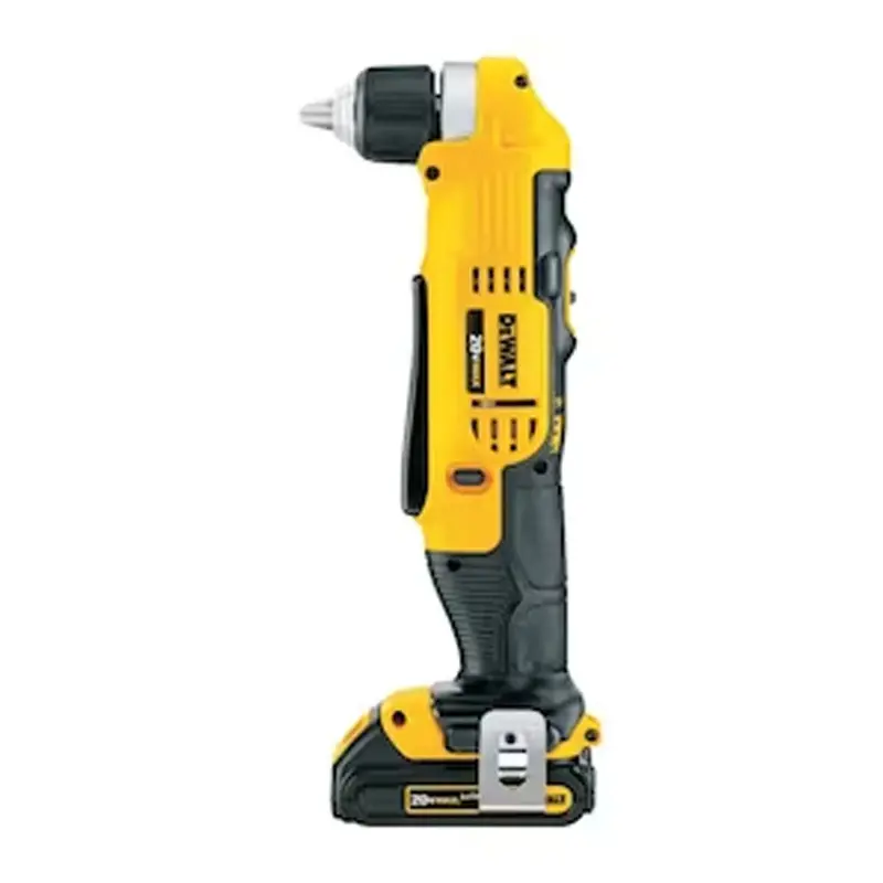 DEWALT 20V MAX Cordless Right-Angle Drill/Driver Kit – 3/8″ Chuck