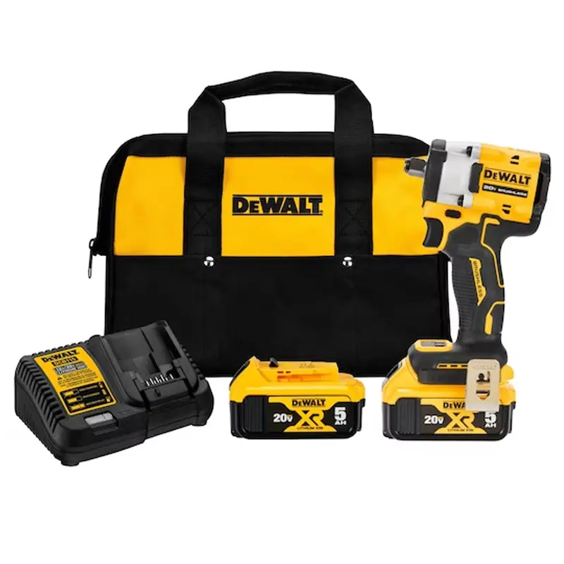 DEWALT ATOMIC 20V MAX 1/2″ Impact Wrench Kit with Hog Ring Anvil