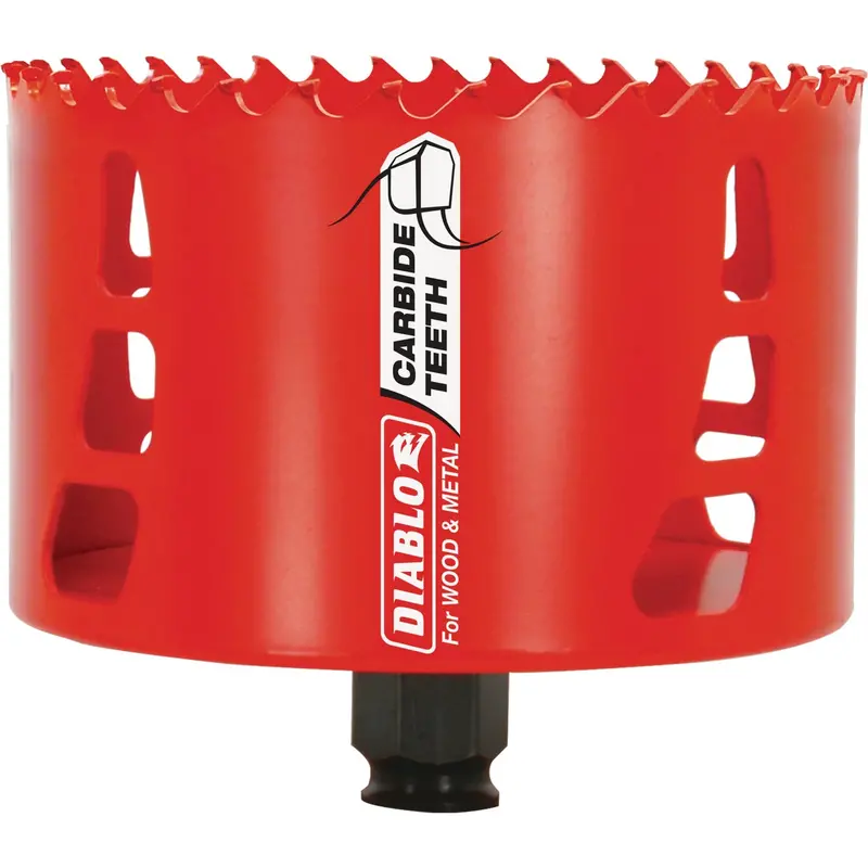Diablo 4-1/4" Carbide-Tipped Hole Saw For Clean, Durable Cuts 1