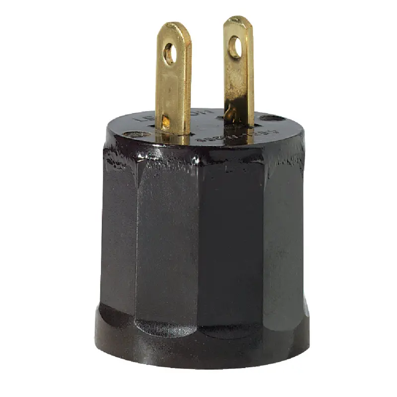 Do It 660W Brown Light Socket Adapter – 125V Universal Fit 1