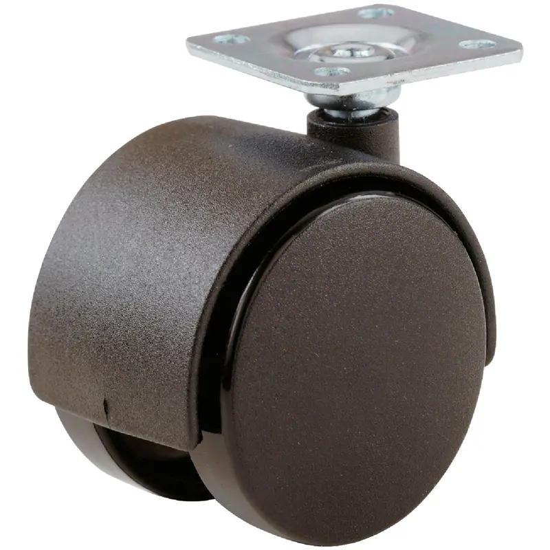 Do It Twin-Wheel Plate Caster – 1-5/8" Size, Industrial-Grade (2-Pack) 1