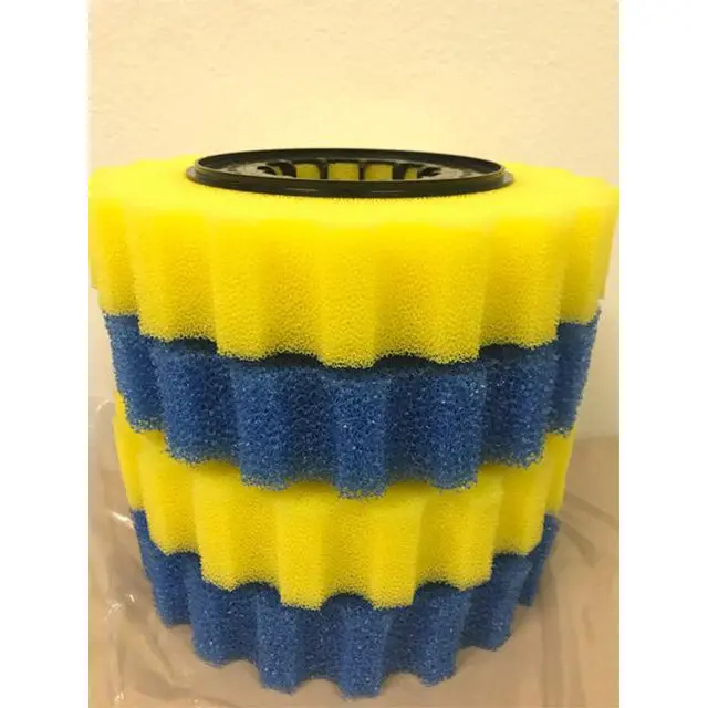 Dual-Color Filter Sponge Pack (Yellow & Blue) for Koi Pond Filter P75145