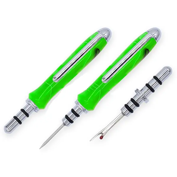 Dual-Tip Seam Ripper – Chrome Finish, Compact Blade & Stiletto Combo (Style #91)