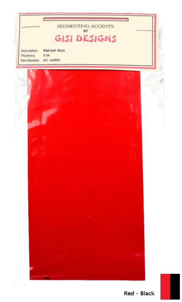 Dual-Tone Accent Sheet – Bold Red and Black
