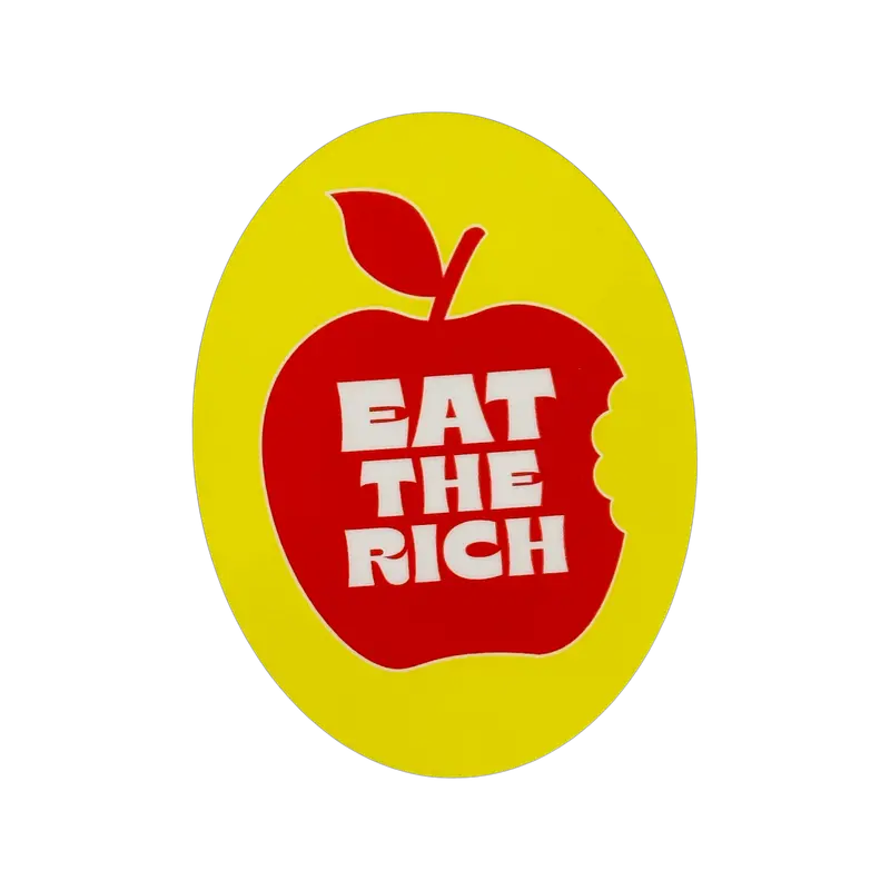 ‘Eat The Rich’ Satirical Vinyl Decal