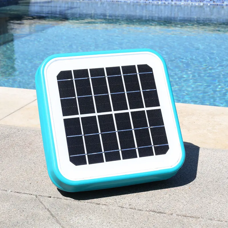 Eco-Friendly Solar-Powered Pool Ionizer to Minimize Chlorine Use in Any Pool Type