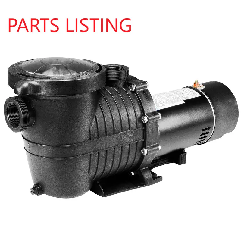 Energy-Saving Two-Speed In-Ground Pool Pump – 1 HP Variable Flow Replacement Parts (Model 75158)