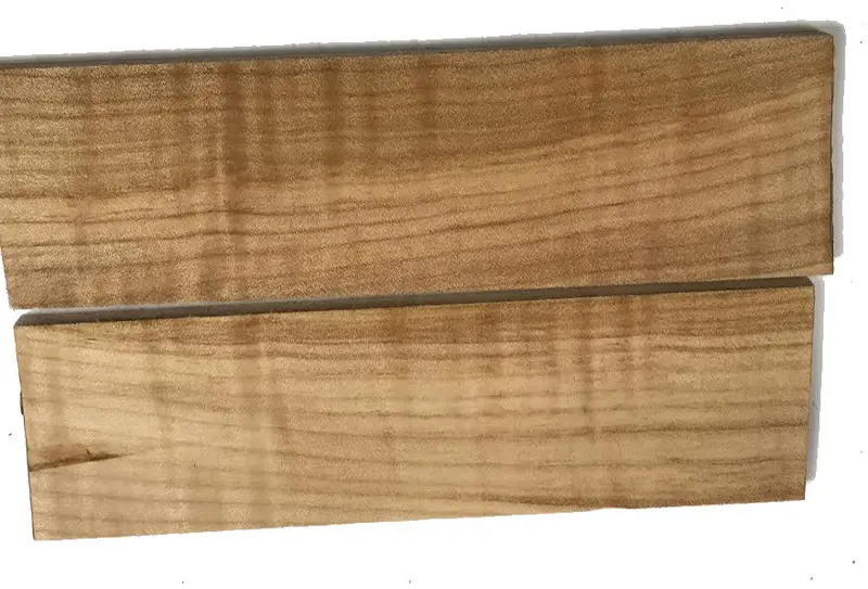 Figured Hardwood Knife Scales – Curly Maple Pair (Ideal for Double-Dye Finishes)