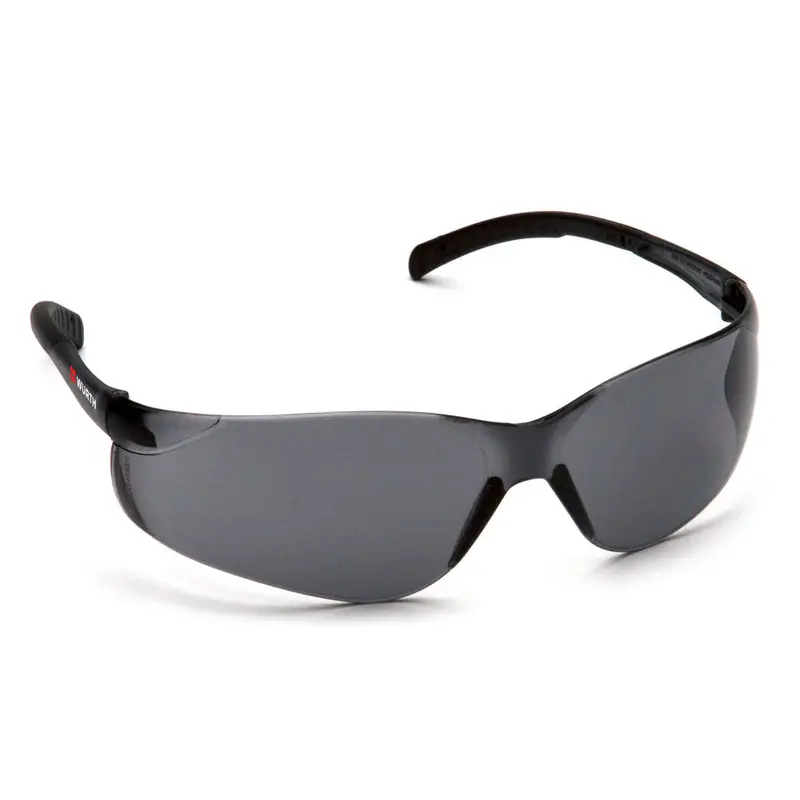 Fission Safety Glasses – Black Frame with Grey Tinted Lens