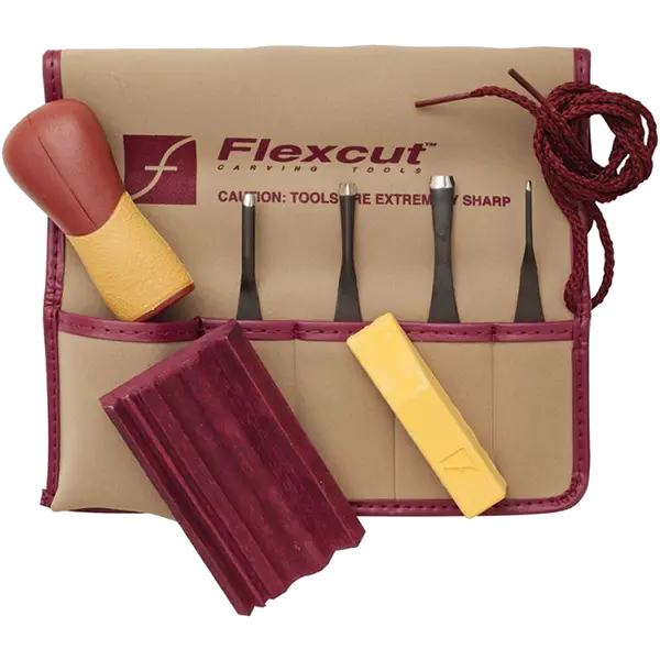 Flexcut Lino and Relief Printmaking Tool Set (5-Piece)