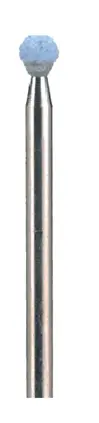 Foredom CeramCut Blue Stone – 2.5mm Shank, Ball Shape, 120-Grit Fine-Medium #A-CK322