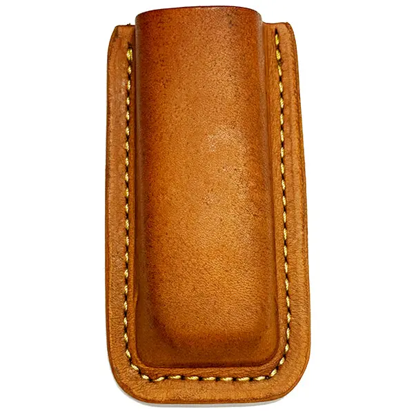 Form-Fitted 1911 Single-Stack Magazine Pouch with Secure Belt Loop – Tan, Made in Texas