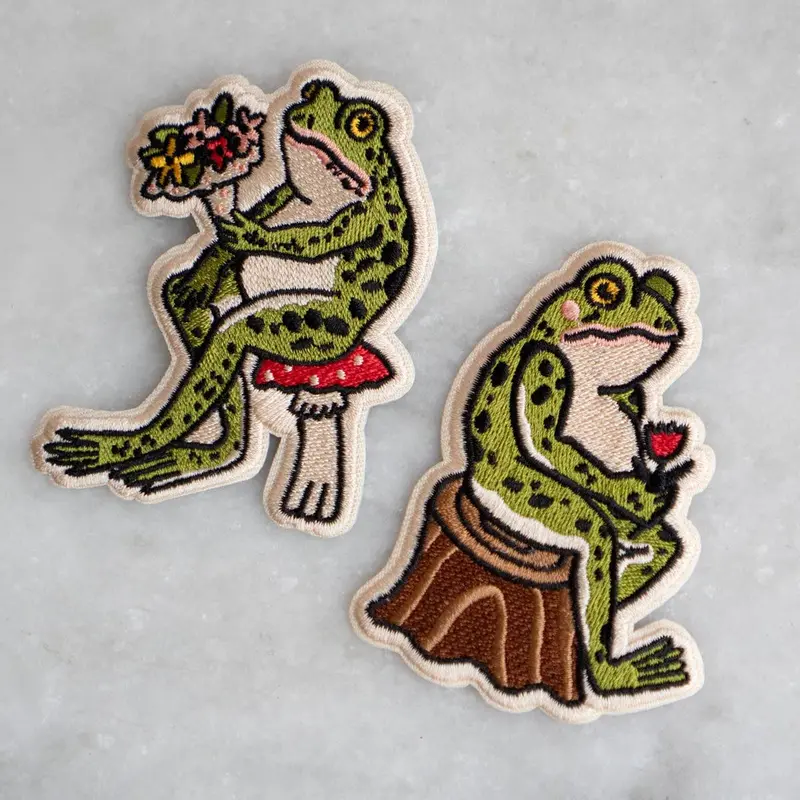 Froggy Sticky Patch Bundle – Whimsical Amphibian Designs
