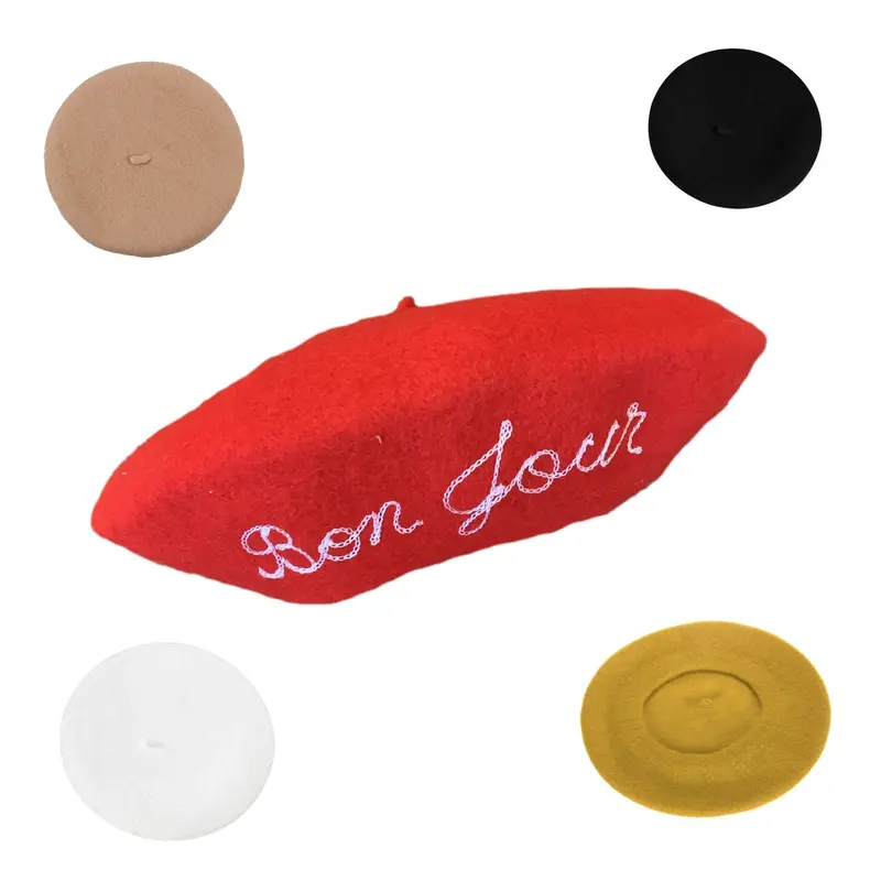 Fully Custom Chainstitch Beret – Hand-Embroidered
