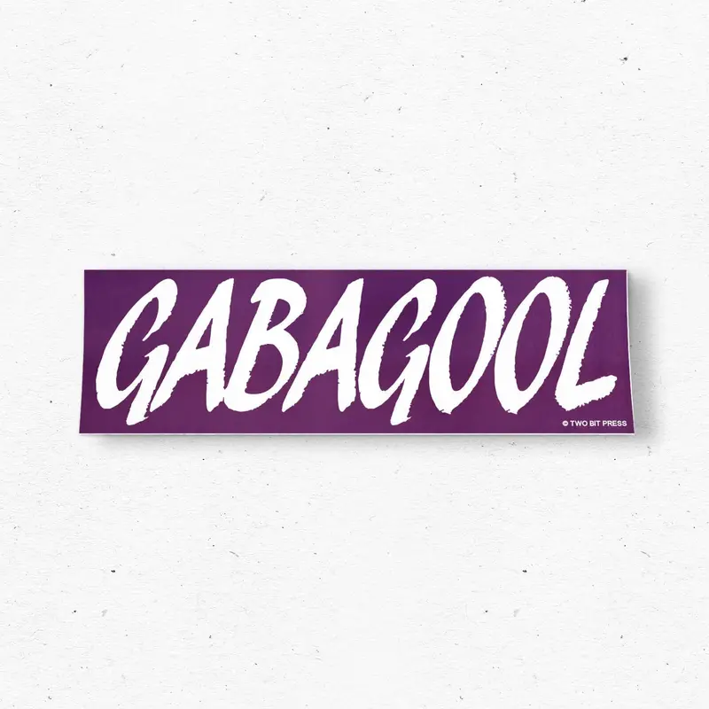 Gabagool! Retro-Inspired Bumper Sticker