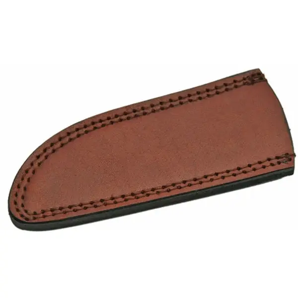 Genuine Leather Knife Sheath – Drop Point Style, Open Top, Fits 6.5″ Blade (AOL 7″)