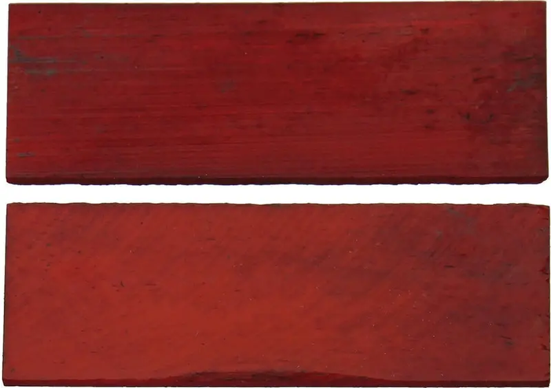 Genuine Red Bone Knife Scales – 3″ × 1″ × 1/8″