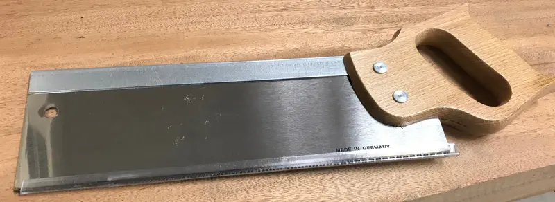 German Rip-Cut Back Saw – 12″ Blade, 10 TPI Precision Tooth Pattern