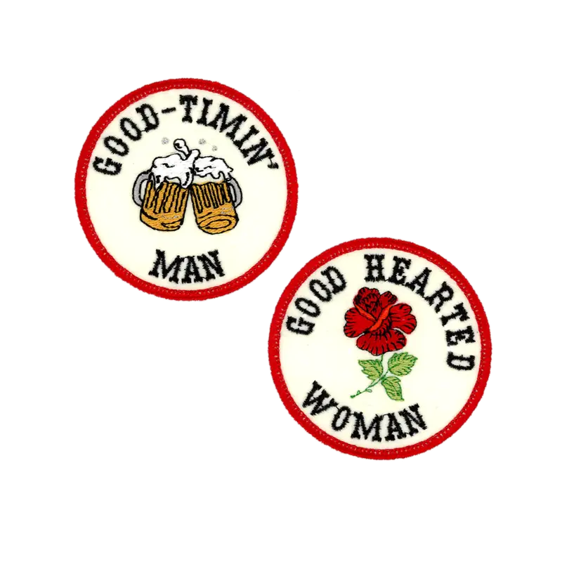 ‘Good Timin’ Man / Good Hearted Woman’ Dual-Patch Set
