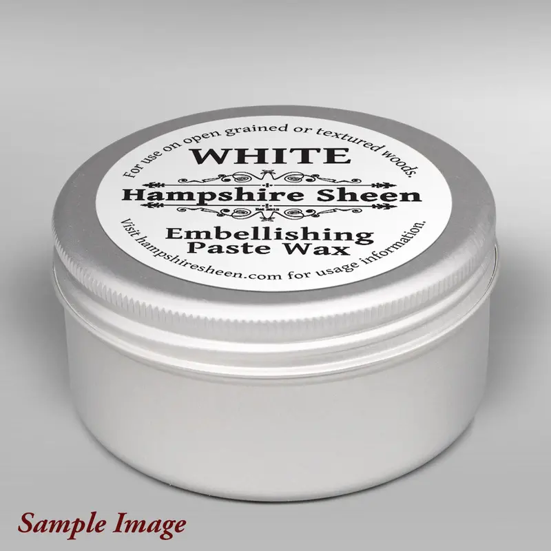 Hampshire Sheen Embellishing Wax in Classic White – 60 g (2.11 oz)