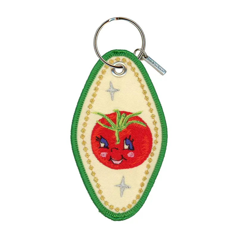 ‘Hello Darlin’’ Embroidered Keychain – Southern-Chic Key Fob