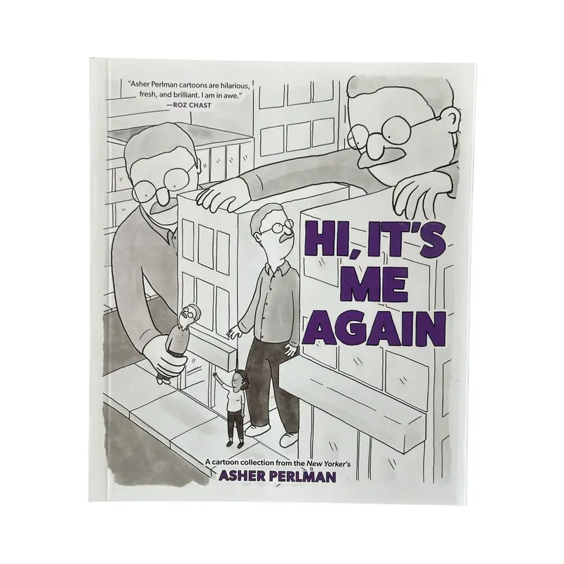‘Hi, It’s Me Again’ Hardcover Book – Illustrated Memoir with Wry Narrative Voice