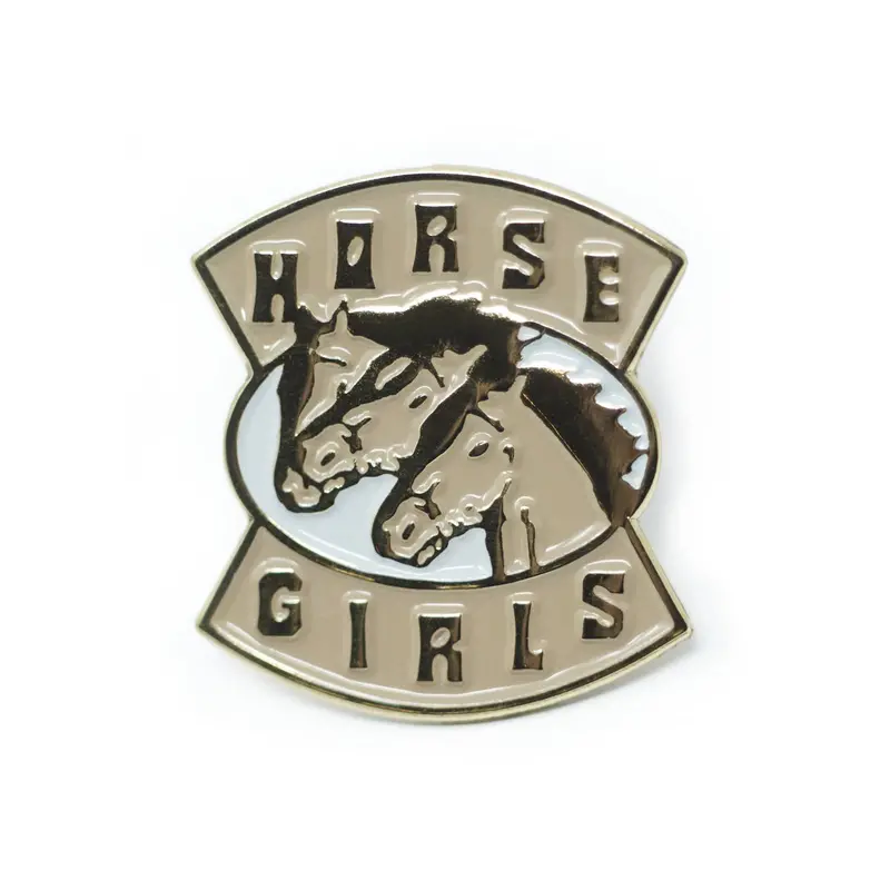 Horse Girls Equestrian Enamel Pin – Equine Lover Badge