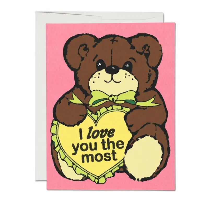 I Love You The Most Sentimental Card