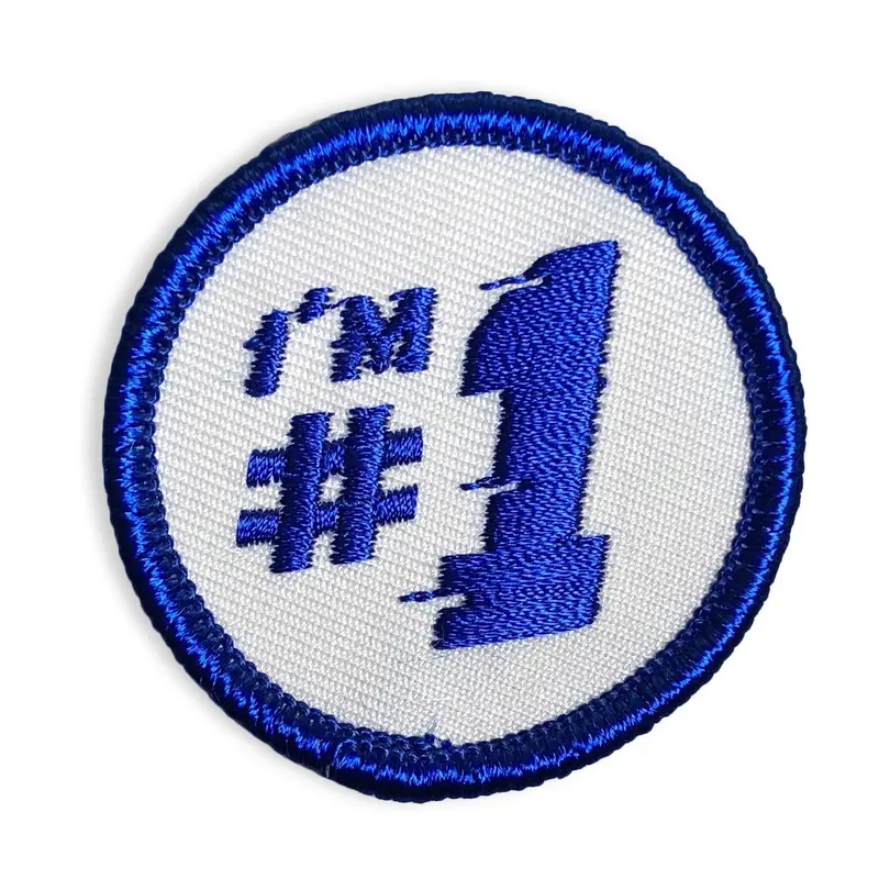 ‘I’m #1’ Mini Appliqué Patch
