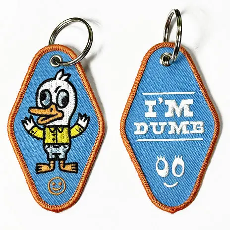 I’m Dumb Duck Charm Keychain