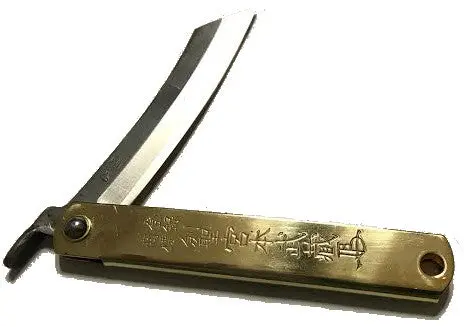 Japanese Brass-Laminated Carbon Steel Utility Knife – 8.75-Inch Blade