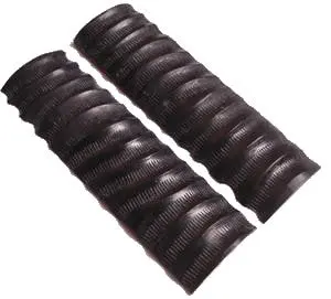 Jigged Synthetic Buffalo Horn Knife Handle Scales