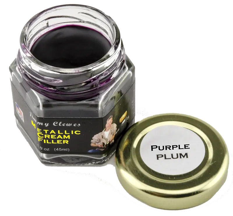 Jimmy Clewes Cream Filler in Plum Purple – Solid Color Finish