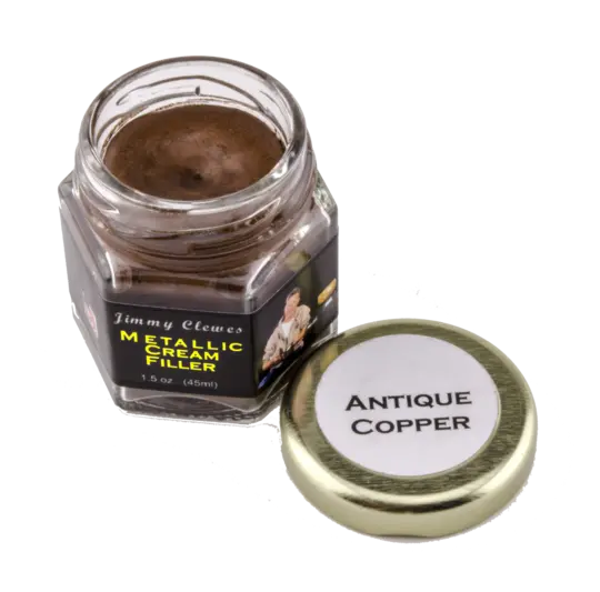 Jimmy Clewes Metallic Cream Filler in Antique Copper – Aged Metallic Hue