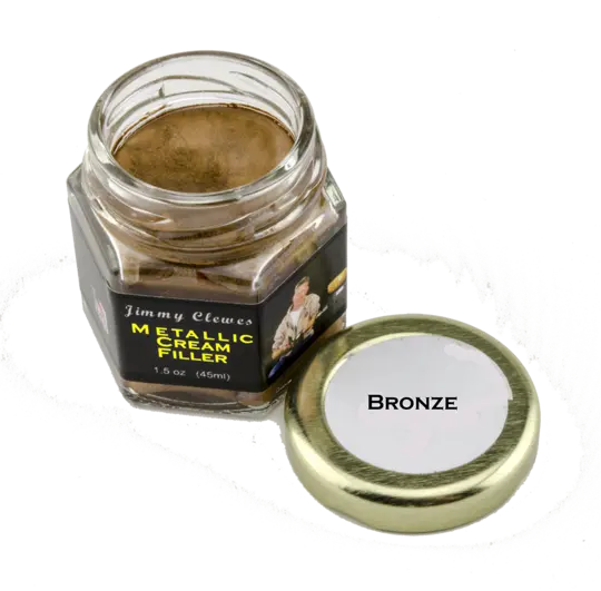 Jimmy Clewes Metallic Cream Filler in Classic Bronze – Elegant Metallic Finish