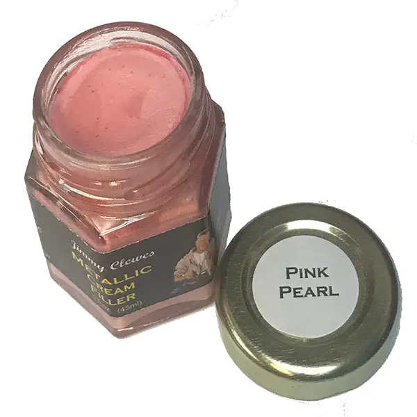 Jimmy Clewes Metallic Cream Filler in Pearl Pink – Lustrous Metallic Finish
