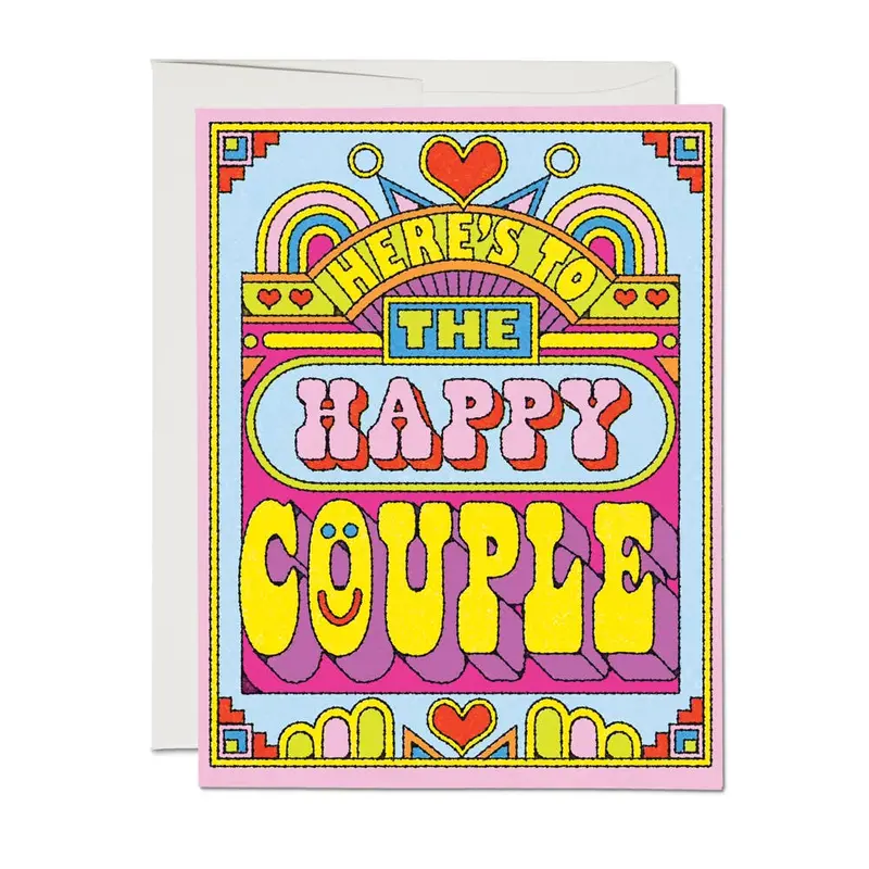 Joyful Wedding Congratulations Card